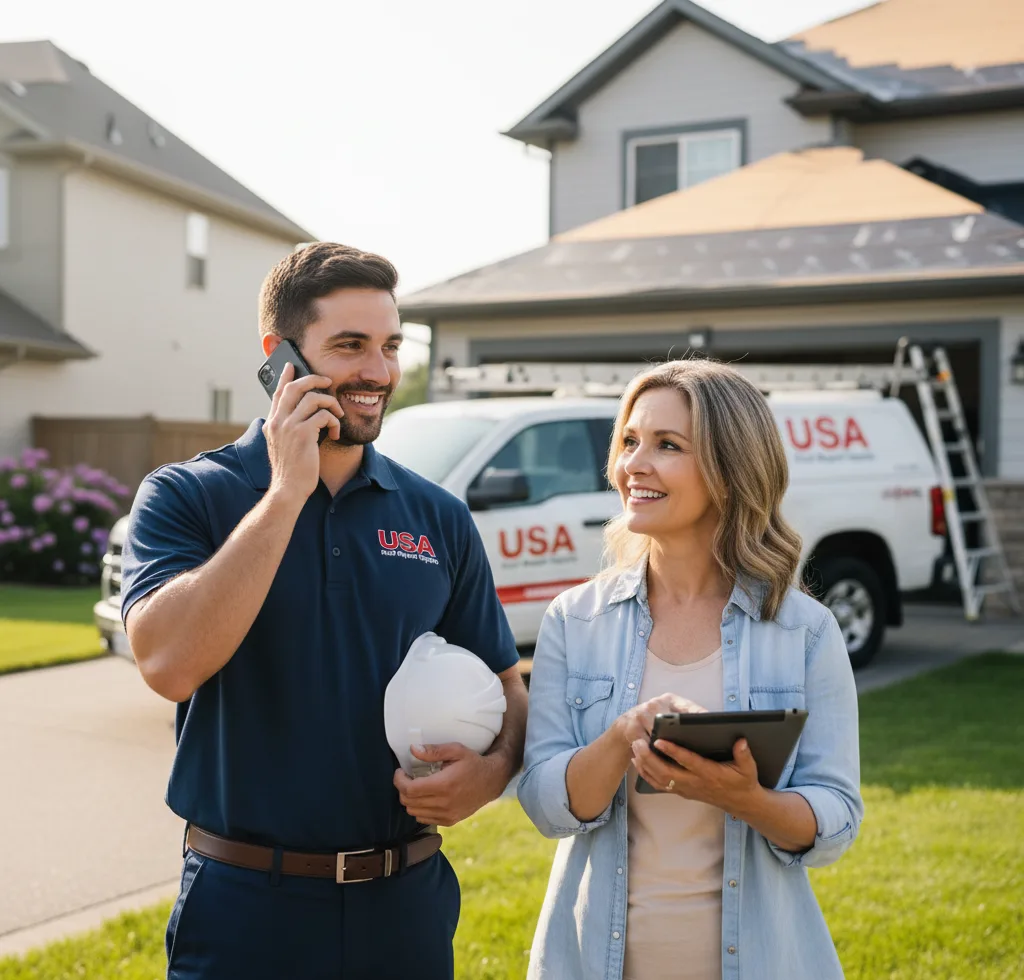 USA Roof Repair Experts customer support in Lawrence Township